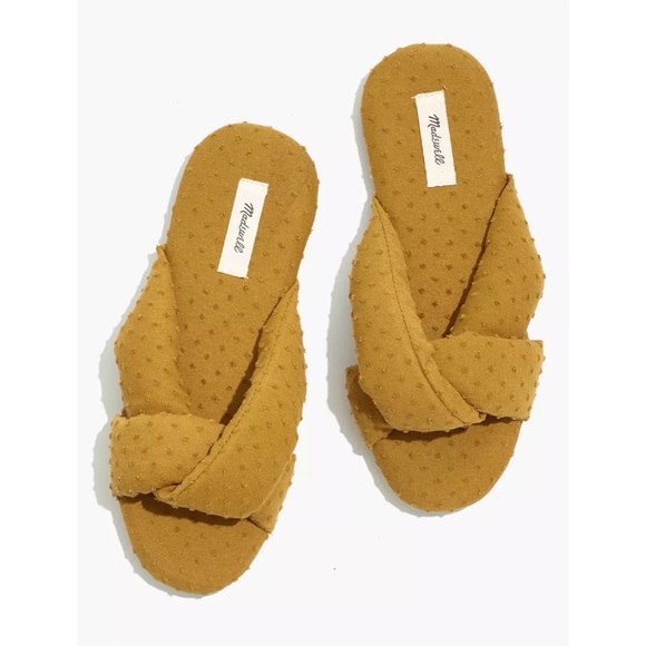 Madewell Shoes - Madewell Crisscross Clipdot Swiss Dot Slippers